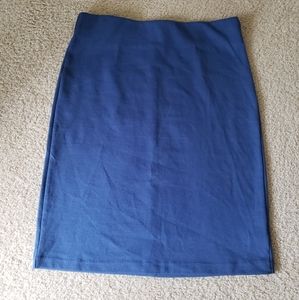 Pencil Skirt - midi - blue - Old Navy